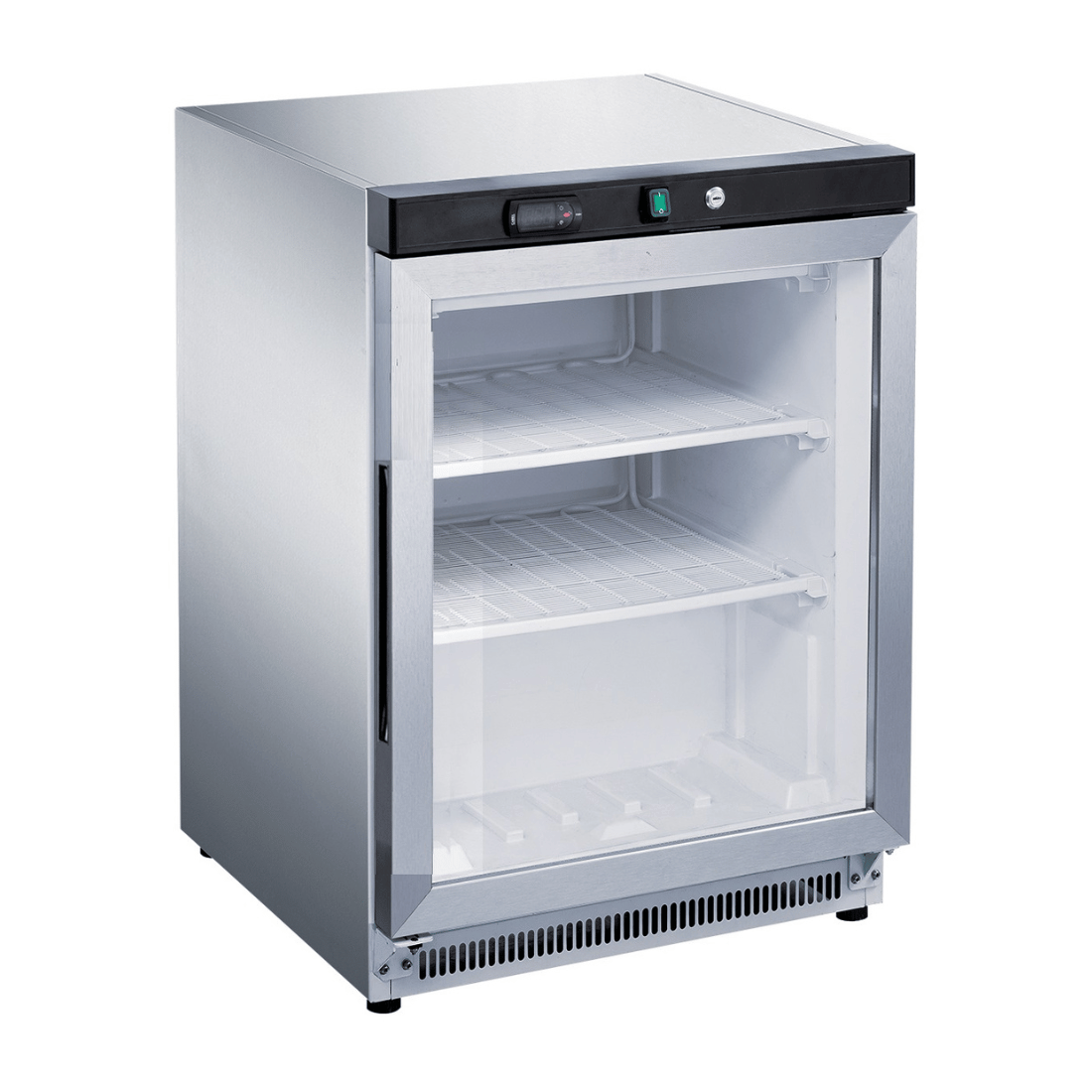 FED-X 114L Bar Freezer Glass Door 600x585x850 240V 332W/10A