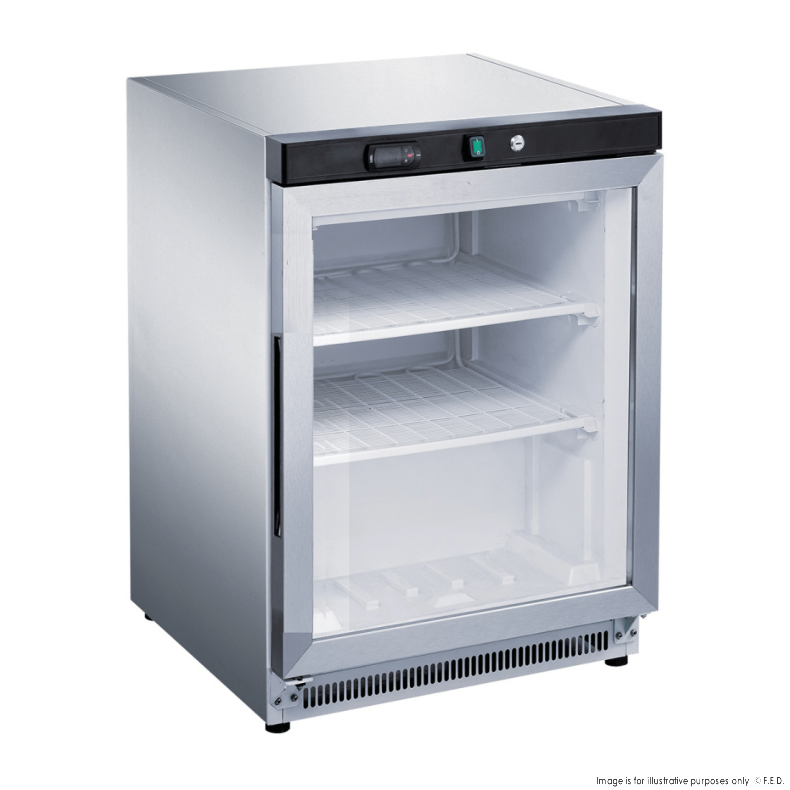 2NDs: FED-X 120L Bar Freezer Glass Door - XF200SG-SA10-Mar