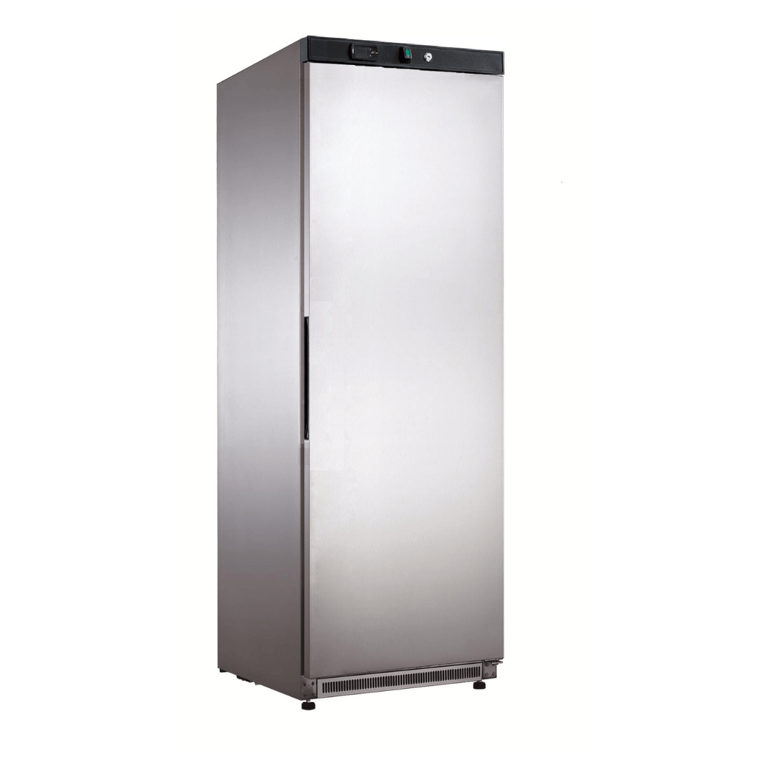 FED-X 325L S/S Single Solid Door Freezer 600x585x1850 240V 384W/10A