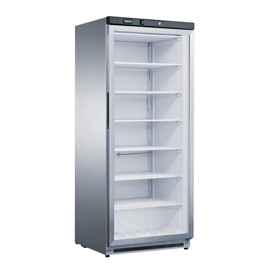 FED-X 605L Single Glass Door Freezer 777x695x1890 240V 656W/10A