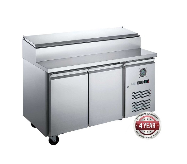 FED-X XSS7C13S2V - Pizza Make-Up Bench 7 x 1/3 GN Pans - 1360mm