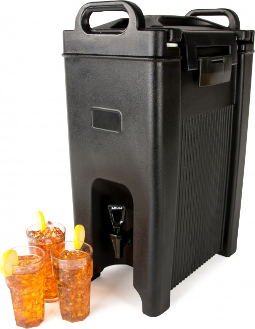 XT500003 Carlisle Cateraide™ Black Insulated Beverage Server 19L Capacity. 430mm x 267mm x 654mm