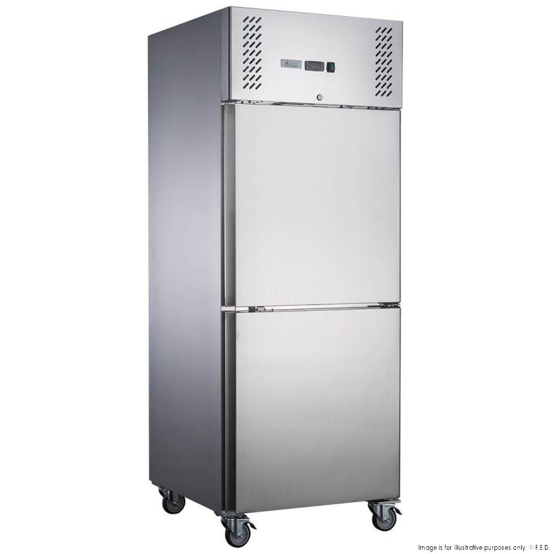 2NDs: FED-X S/S Two Door Upright Fridge - XURC600S1V-QLD338