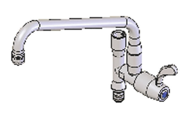 Y063-Y182 Yellow Tapware Add-On Faucet – 300mm Swing Spout – LIMITED STOCK – SEE JETSTREAM ALTERNATIVES