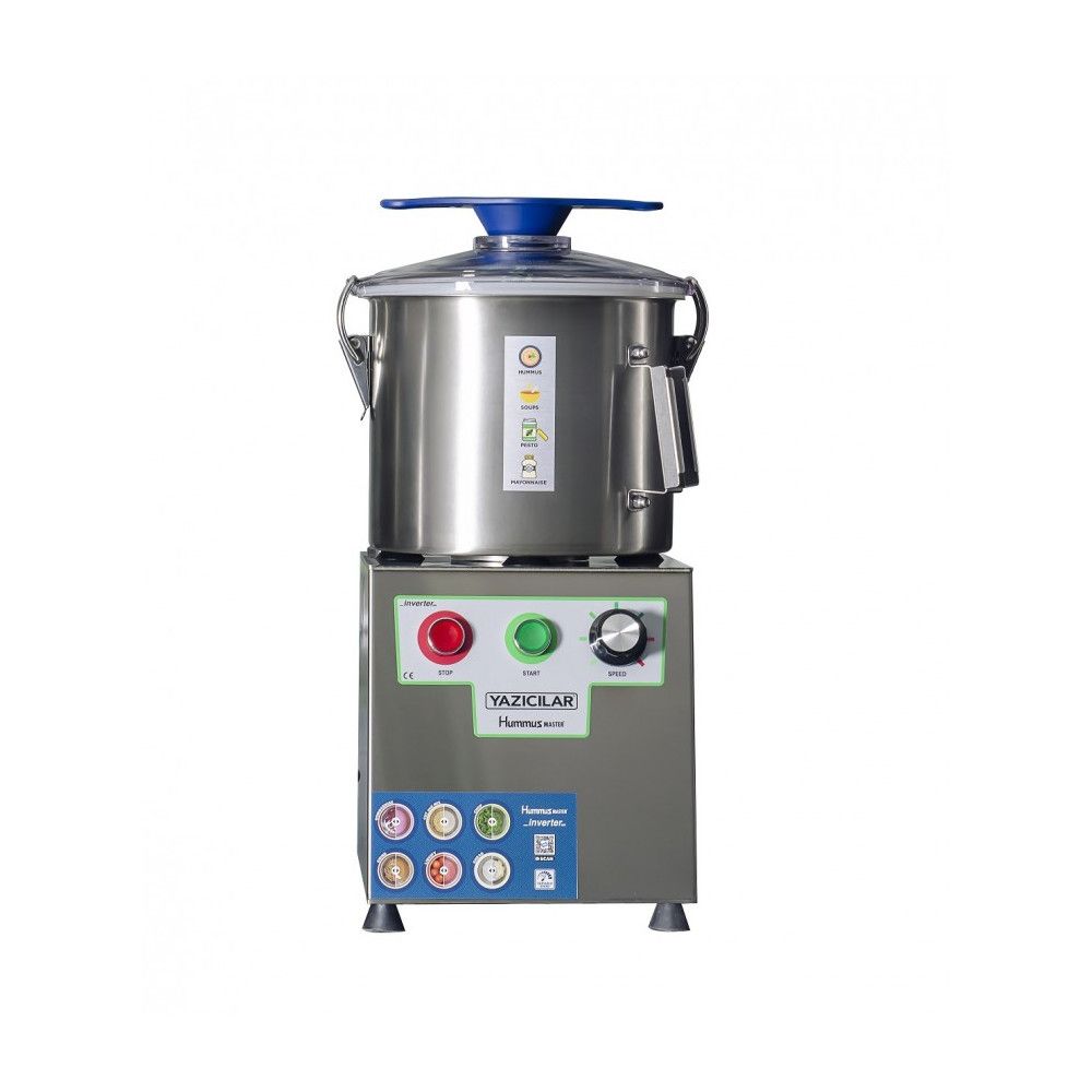 Yazicilar L9DIV-HP 9-Litre High-Power Variable Speed Cutter Processor with Scraper