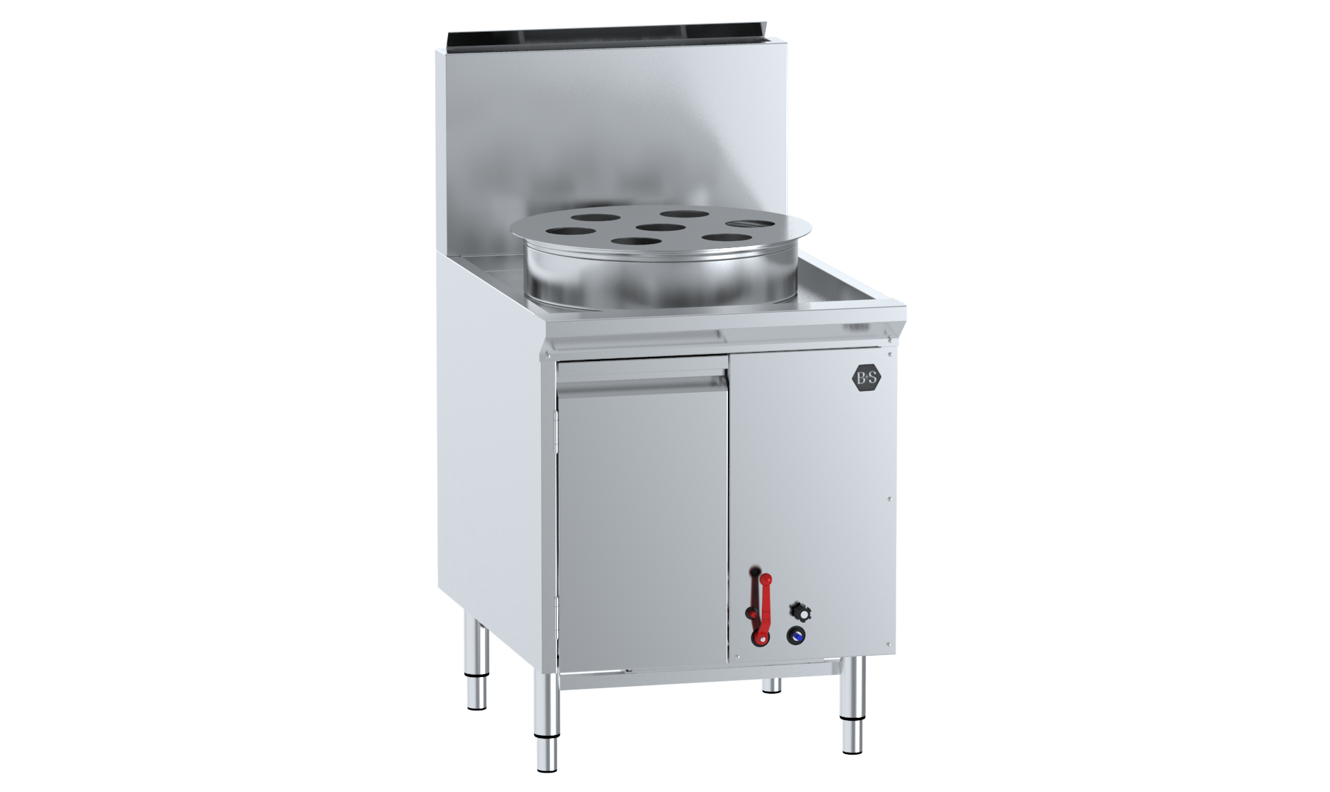 B&S BLACK YCJSF-1HE Single Hole Waterless Heat Exchange Steamer