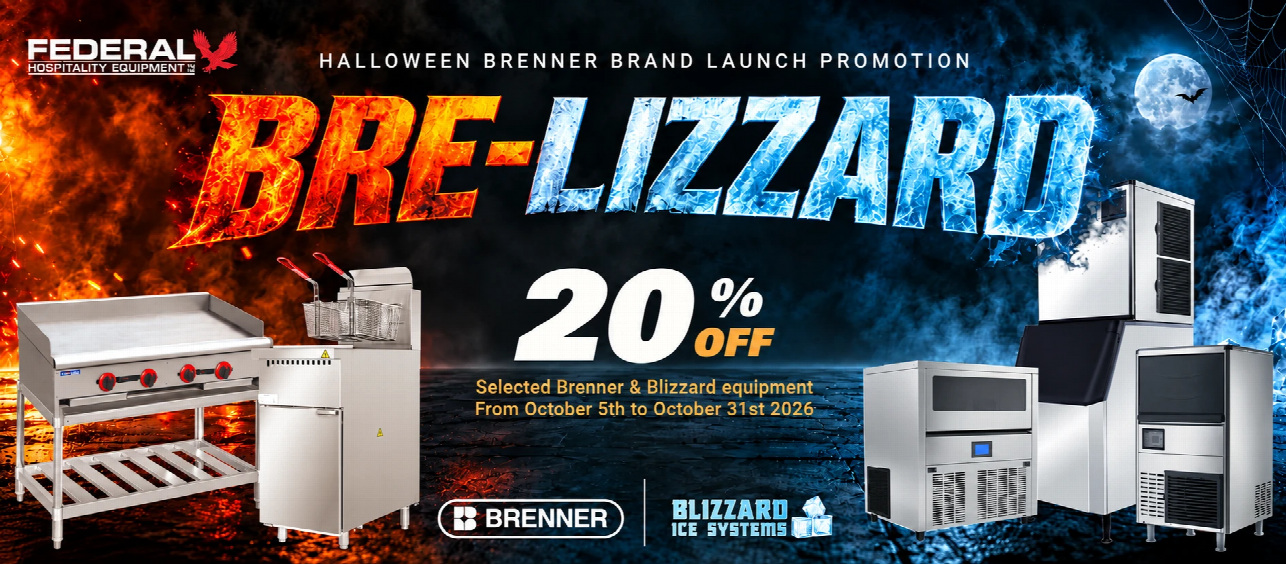 Bre-Lizzard Halloween Sale - 20% off selected Brenner and Blizzard equipment, 5 to 31 October 2026